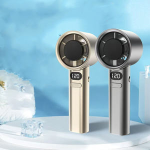 Vendita calda Display digitale lunga durata della batteria Plastic120 ingranaggi portatile portatile Super ventilatore per il regalo di nozze - Product Image 2