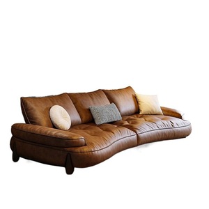 Retro-style Sofa Furniture for Home Decoration Simple Light <strong>Luxury</strong> Retro <strong>Couch</strong> <strong>Luxury</strong> <strong>L</strong> <strong>Shaped</strong> Sofa Set - Product Image 6