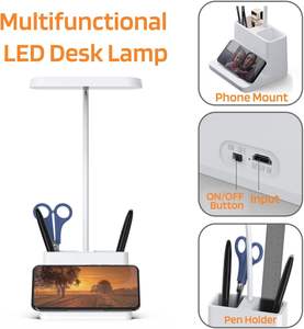 Lámpara de Lectura LED para Dormitorio, Recargable por USB, Multifuncional, para Estudiantes, de Mesa Pequeña, Cuadrada, para Estudio - Product Image 6