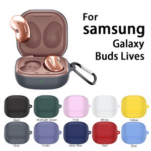Étui de protection pour écouteurs en Silicone chaud pour Samsung pour <span class=keywords><strong>Galaxy</strong></span> Buds <span class=keywords><strong>2</strong></span> / Buds Live / Buds Pro / Buds FE housse de charge avec crochet - Product Image 2