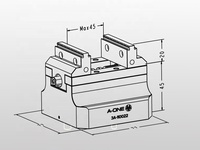 A-ONE mini étau à double centrage automatique à 5 axes pour fraisage CNC 3A-110022