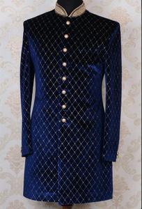 Novio tradicional indio pakistaní Sherwani Para Boda y traje de fiesta - Product Image 2