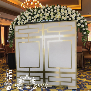 <strong>Golden</strong> Wedding <strong>Panel</strong> Backdrop Made by Occasions Furniture Decorations Wall - Product Image 4