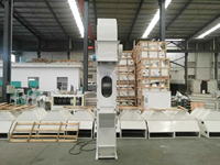 Élévateur à godets vertical en acier au carbone pour riz, équipement de levage pour moulin à riz, 1,5 kW, vitesse réglable