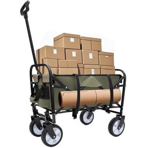 Gerobak Lipat Tugas Berat Kapasitas Beban 200kg 440lbs Ukuran Besar, Troli Camping, Gerobak Pantai Luar Ruangan - Product Image 6