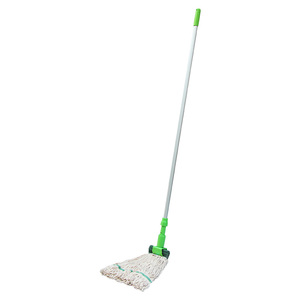 อุปกรณ์ทำความสะอาดสำหรับโรงแรม ร้านอาหาร และอุตสาหกรรม  คลิปพลาสติกแบบมีห่วง  ผ้าม็อบถูพื้นเปียก  ผ้าฝ้ายเคนตักกี้ - Product Image 3