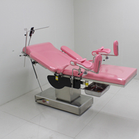 Mesa de Operaciones Ginecológicas Eléctrica de Acero Inoxidable con Ajuste de Altura para Clínica, Hospital y Exámenes Ginecológicos