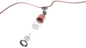 Hiện Đại 16 Wát 26 Mét dẫn Ribbon ánh sáng theo dõi với bán cầu phản xạ cup Led Chip COB cho khách sạn sử dụng nhôm đèn cơ thể - Product Image 4