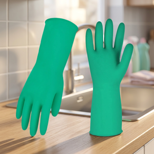 Gants de cuisine en silicone réutilisables épais, gants de nettoyage ménager, gants de protection imperméables pour enfants, toutes saisons - Product Image 3