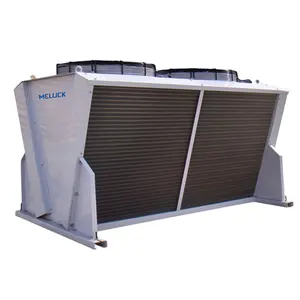 Intercambiador de Calor de condensador refrigerado por aire, serie Meluck FNV, para unidades de condensación