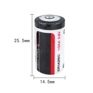 Li/SOC2 Batería de <span class=keywords><strong>litio</strong></span> primaria Er 14250 3,6 V 1200mAh Baterías primarias de <span class=keywords><strong>litio</strong></span> de Mah - Product Image 2