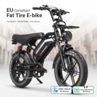 Vélo électrique urbain QMHEEL V20 Limited 48V avec batterie au lithium, fat bike, bicicletta elettrica, fournisseur et concessionnaire en Italie.