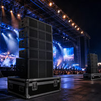Sistem Line Array Pasif 3 Arah K212 Dual 12 Inch untuk Konser Luar Ruangan. Sistem Audio Speaker Pasif Profesional Line Array