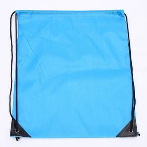 Sac à dos en polyester avec cordon de serrage, logo personnalisé OEM, sacs de shopping économiques avec logo personnalisé - Product Image 6