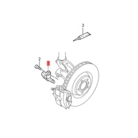 ABS Sensor kecepatan roda 4 buah, untuk VW Jetta Golf Passat Beetle Bora Eos kelinci depan WHT003856 WHT003857 belakang WHT003858 WHT003859