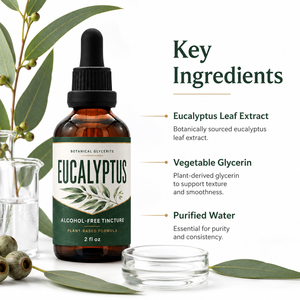 Private <b>Label</b> Alcohol-Free Extract High-Potency 800 mg Herbal Made Certified Organic Eucalyptus Liquid Drops Antioxidant - Product Image 3