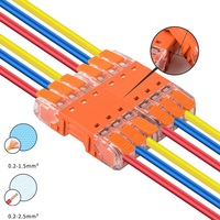 JINH CMK643 Wiederverwendbarer Kupferdraht-Anschlussblock, Stecker-Buchse-Docking-Schnellverbinder mit PC-Gehäuse