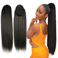 Extensions de cheveux synthétiques Julianna en fibre japonaise Futura Premium, queues de cheval à cordon, vente en gros