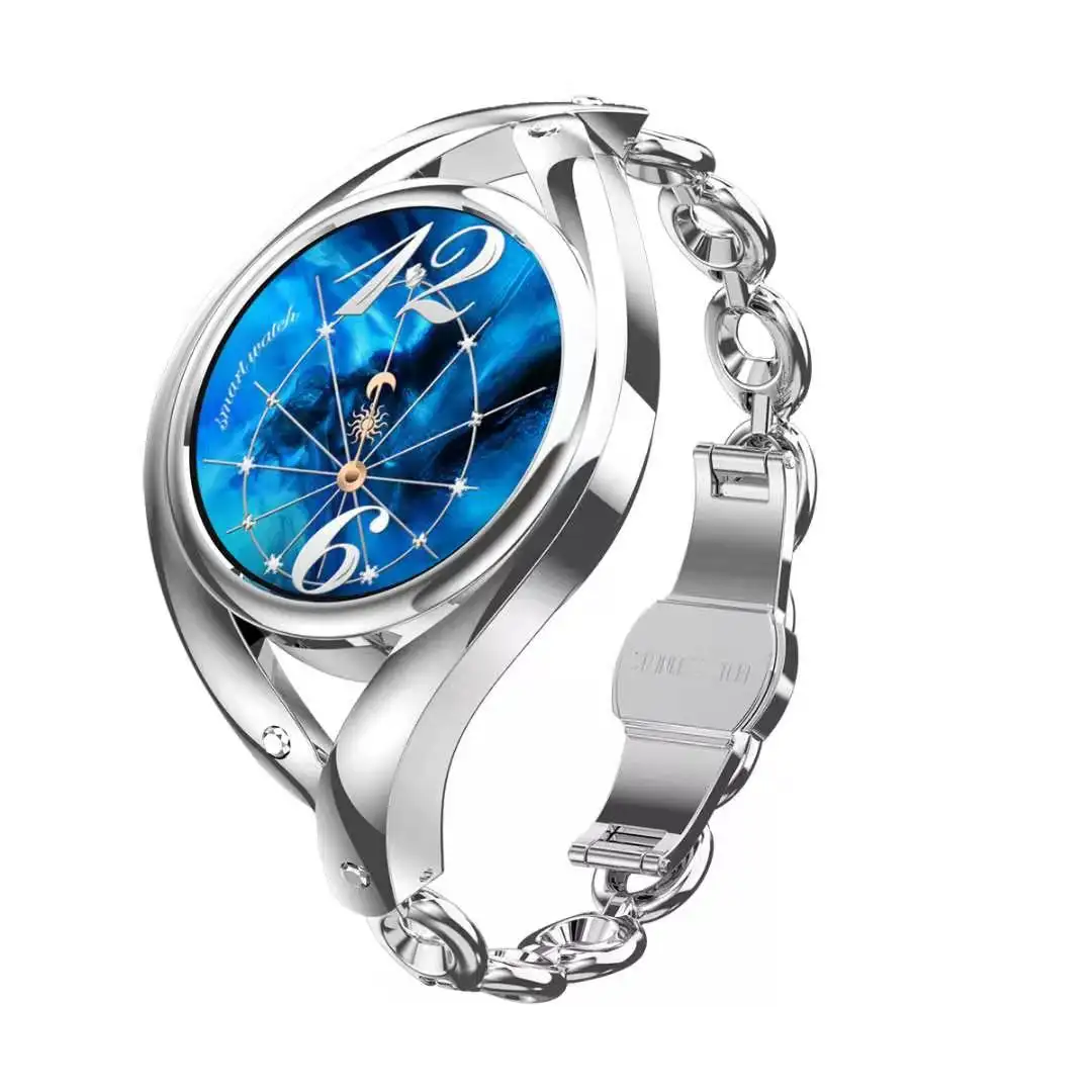 Reloj inteligente de lujo para mujer, pulsera ultrafina con Monitor de ritmo cardíaco, resistente al agua IP67, 1995