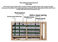 Büro empfangs sofa Schwarzes Leder design mit Holzrahmen im chinesischen Traditions stil Einfach und platzsparend