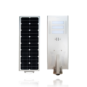 Ip67 200w 300w 400w lifepo4 batterie lampe à led automatique extérieur blanc chaud lampadaires solaires en aluminium - Product Image 3