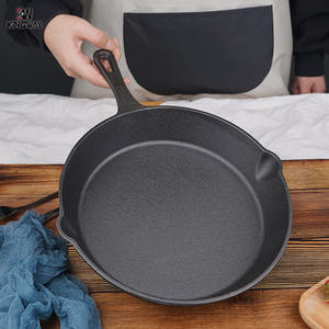 Batterie de cuisine antiadhésive en fonte, ensemble de casseroles en fonte, poêles à frire pour cuisine, <span class=keywords><strong>camping</strong></span> intérieur et extérieur - Product Image 2