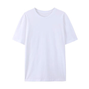 Camisetas de Verano para Hombre al por Mayor, Baratas, de Cuello Redondo, Manga Corta, Estampadas, de Alta Calidad, 100% Algodón, Lisas, de Color Sólido - Product Image 3