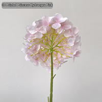 Bunga Hydrangea Buatan HGA Real Feel, Bunga Hydrangea Sutra Tiruan untuk Dekorasi Pernikahan, Dekorasi Rumah, dan Centerpiece Meja Lobi Hotel