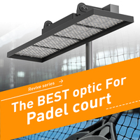 Éclairage de terrain de sport au design révolutionnaire, garantie 5 ans, 190LM/W, éclairage de terrain de padel, étanche IP66, IK10, éclairage sportif