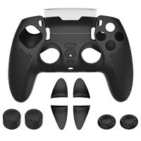 Coque en silicone souple, protection pour boutons analogiques, ensemble pour manettes sans fil PS5 Elite Dual Sense Edge
