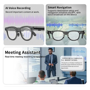 Lunettes Intelligentes G30 en Promotion : IA, 8 Mégapixels, Batterie 270 mAh, 2 Go de Mémoire, Reconnaissance <span class=keywords><strong>Photo</strong></span> IA, <span class=keywords><strong>Traduction</strong></span> et Q&A pour Hommes et Femmes - Product Image 4