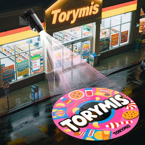 Lampu Laser Logo Led iklan lampu proyektor Gobo lampu iklan luar ruangan lampu proyektor Logo lantai proyektor Logo - Product Image 1