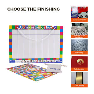 Scheda di registrazione dell'umore quotidiano per bambini in età prescolare personalizzabile libro silenzioso educativo che appende chip magnetici fatti di carta fantasia - Product Image 6