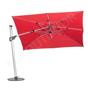 <span class=keywords><strong>Sombrilla</strong></span> de Patio en Cantilever de Aluminio, Diseño Comercial Personalizado, Manivela, Poste <span class=keywords><strong>Lateral</strong></span>, <span class=keywords><strong>para</strong></span> Jardín, Playa, Exteriores - Product Image 3