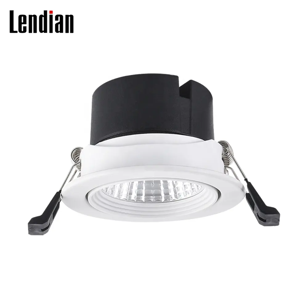 Adjustable rotating 5w 7w 9w 12w 15w cob dali dimmable recess spot down light anti glare wall washer ceiling mini spotlights led