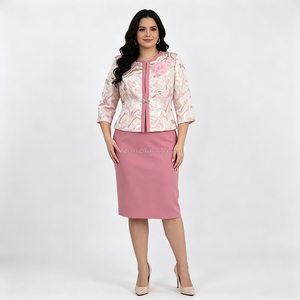 Plus Size Turkey Women Clothes Elegant Church Suits Mother of the Bride Long Outfits <b>High</b> Quality - Product Image 5