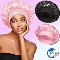 Gorro de Dormir Extra Grande de Satén para Mujer, Gorro Sedoso para Tratamiento Diario del Cabello, Nueva Bandana Deportiva para Verano, Gorro de Ducha