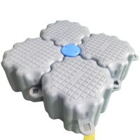 Plateforme flottante modulaire antidérapante en plastique HDPE, ponton portable, système de quai pour jet ski, lac, rivière, bateau, Botai BT IALA