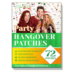 使いやすい医療グレードのパーティーパッチ、天然二日酔い解消、抗アルコール経皮パッチ、プライベートラベル二日酔い対策パッチ - Product Image 4
