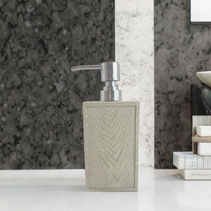 Ceramic Classic Soap <b>Dispenser</b> Lotion <b>Shampoo</b> <b>Bottle</b> Holder Customized Shape Kitchen Eco-Friendly Four-piece Set 360 Degree - Product Image 3