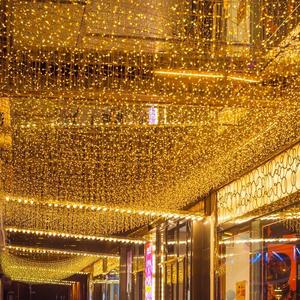 LED ghirlanda di natale fata tenda ghiacciolo luci calare 0.3-0.6m AC 220V giardino strada all'aperto luce decorativa per le vacanze - Product Image 3
