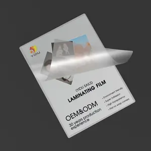 Yidu 292*229mm panas Laminating kantong Film A4 huruf ukuran 3mil untuk setiap Laminator