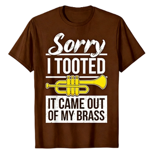 T-shirt humoristique « Je joue de la trompette » – Instrument de musique en cuivre – Blague – Haut - Product Image 5