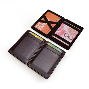 Offre Spéciale ultra-mince bande élastique carte de crédit poche à monnaie portefeuille magique fermeture éclair porte-monnaie porte-monnaie - Product Image 3