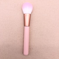 Kuas Rias Pemula Serat Buatan Rambut Lembut Pegangan Plastik Kuas Concealer Blush Kontur Alat Kecantikan Pelajar
