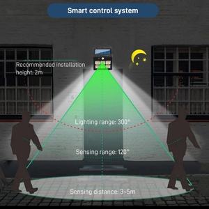 Lámpara Solar COB SMD para Exteriores, 3 Modos de Luz, Impermeable, con Sensor de Movimiento, Iluminación de Seguridad, Farola Solar LED - Product Image 6