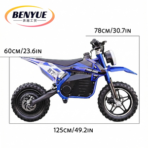 Motocicleta Todoterreno HOUBANG, 350W, 36V, Batería de Litio, 40km/h, Alcance de 25-35KM, Diseño para Terrenos Difíciles y Larga Duración - Product Image 4
