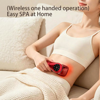 Appareil de massage intelligent rechargeable à ventouses, avec lumière rouge, chauffant, grattoir Gua Sha, masseur à vide, masseur électrique ergonomique