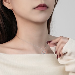 Mặt dây chuyền nữ trang bạc 925 thời trang hình hành tinh sao băng đá mặt trăng cao cấp - Product Image 6