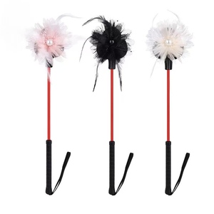 SM Sexspielzeug Flirt-Federpeitsche Spanking-Flogger Klitoris-Stimulator Wasserdichtes Erotisches Erwachsenenspielzeug für Frauen und Paare - Product Image 1